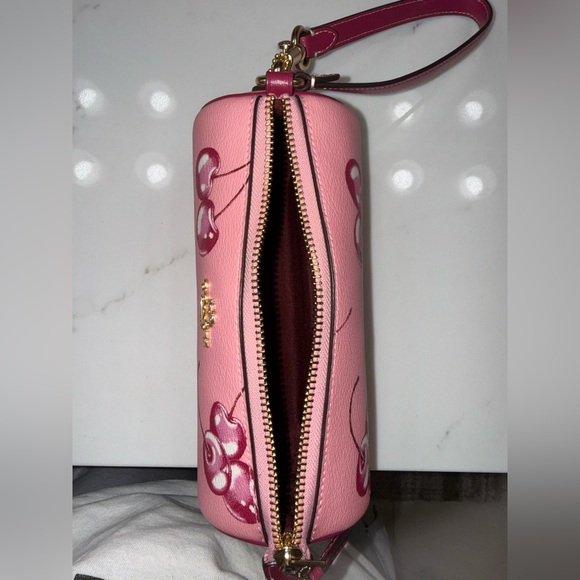 Coach Pink Cherry Print Nolita Barrel Bag - Picture 4 of 8